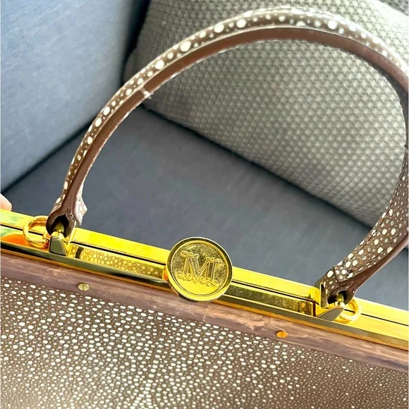 Beautiful MAXMARA limited addition bag, airbrush in soft leather. - Picture 2 of 2